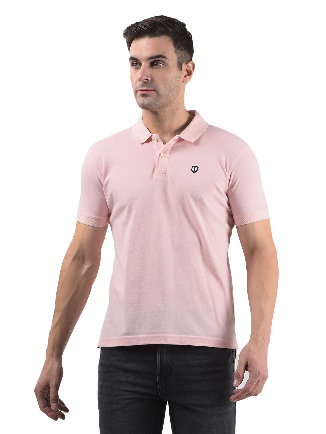 Numero Uno Men SOLID Pink T-Shirt